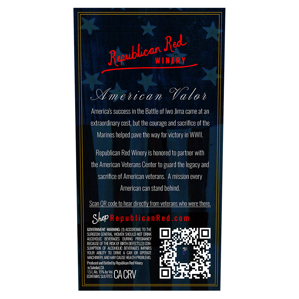 'American Valor - Iwo Jima' Cabernet Sauvignon, 1.5L Magnum