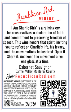 'I Am Charlie Kirk' 1.5L Magnum