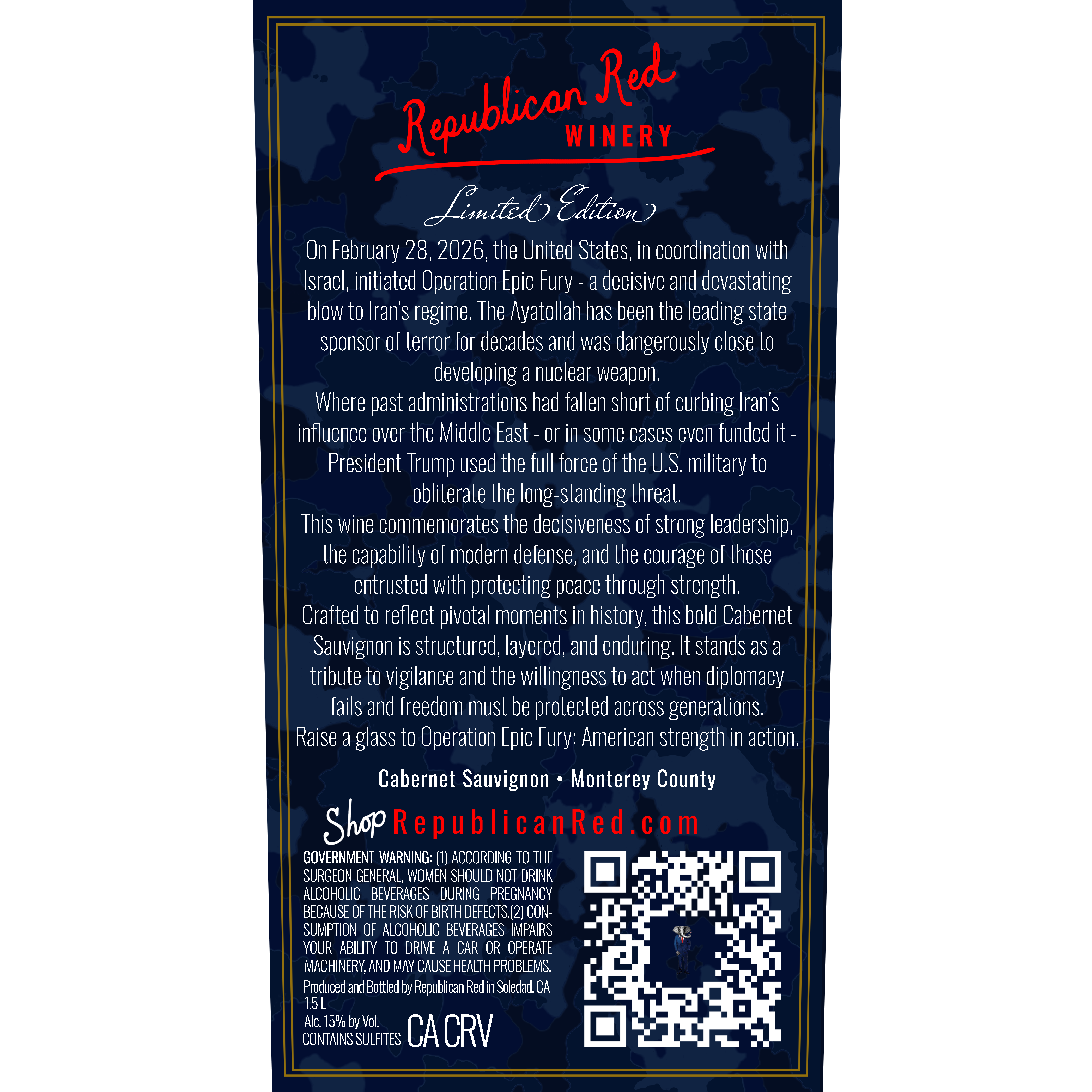 'Epic Fury' Cabernet Sauvignon, 1.5L Magnum