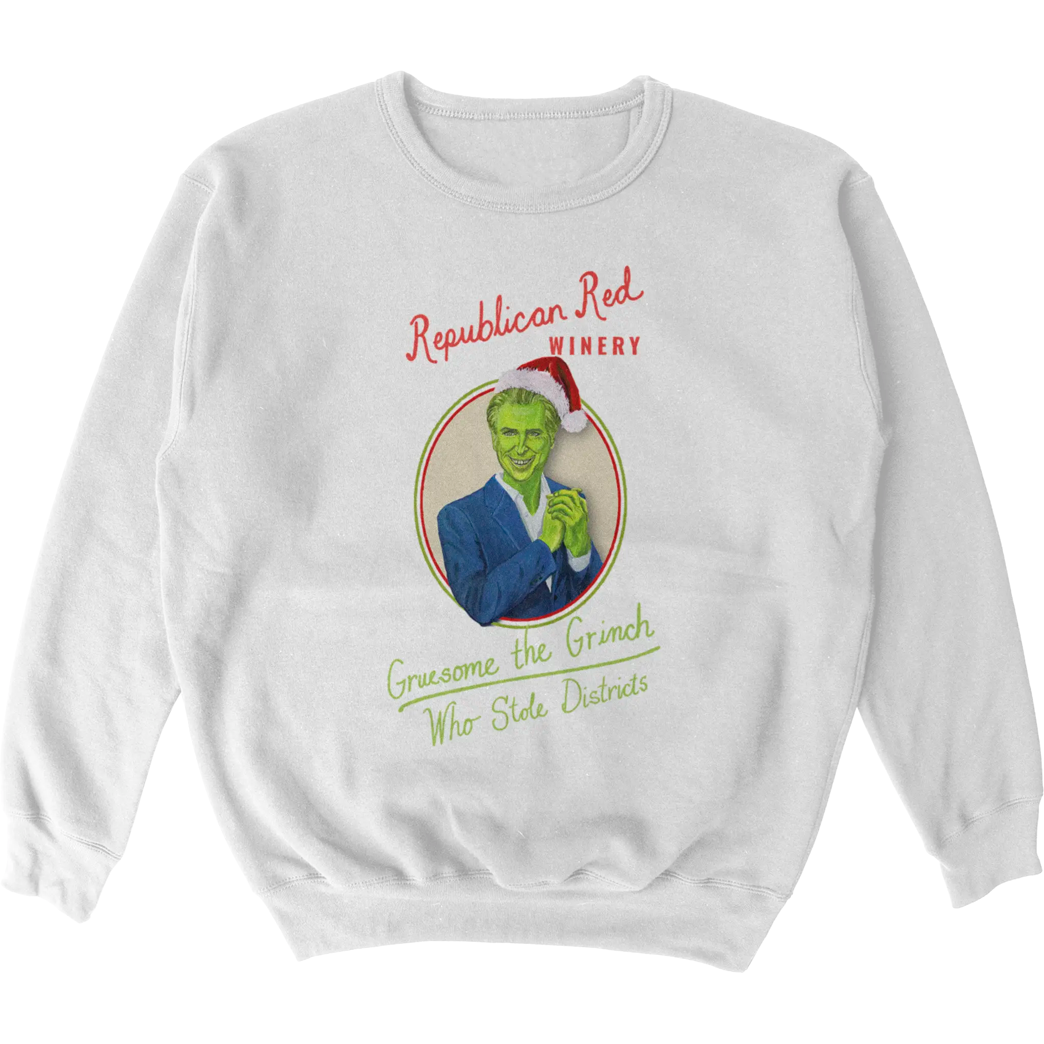 Grinch Crew - White / SM