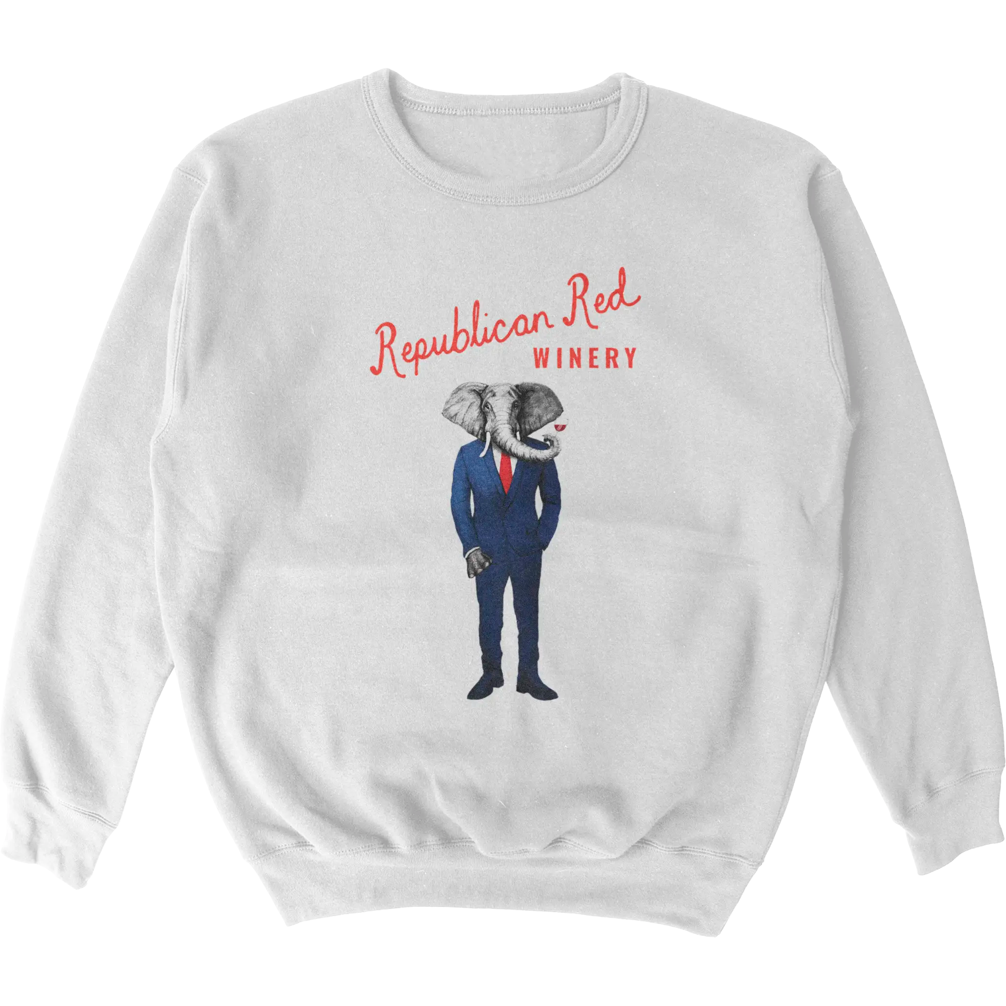 RR Elephant Crew - White / SM