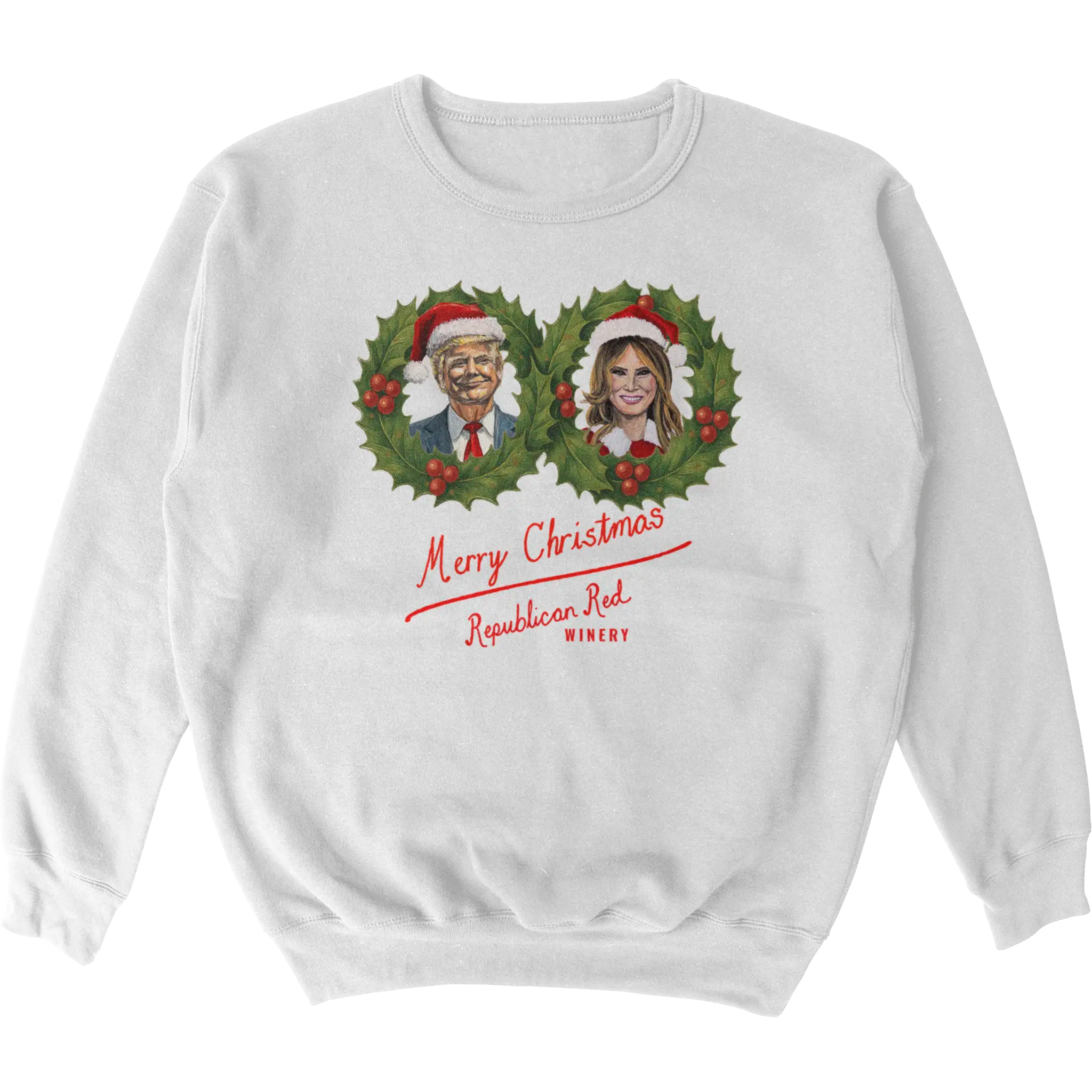 Mr & Mrs Clause Crew - White / SM