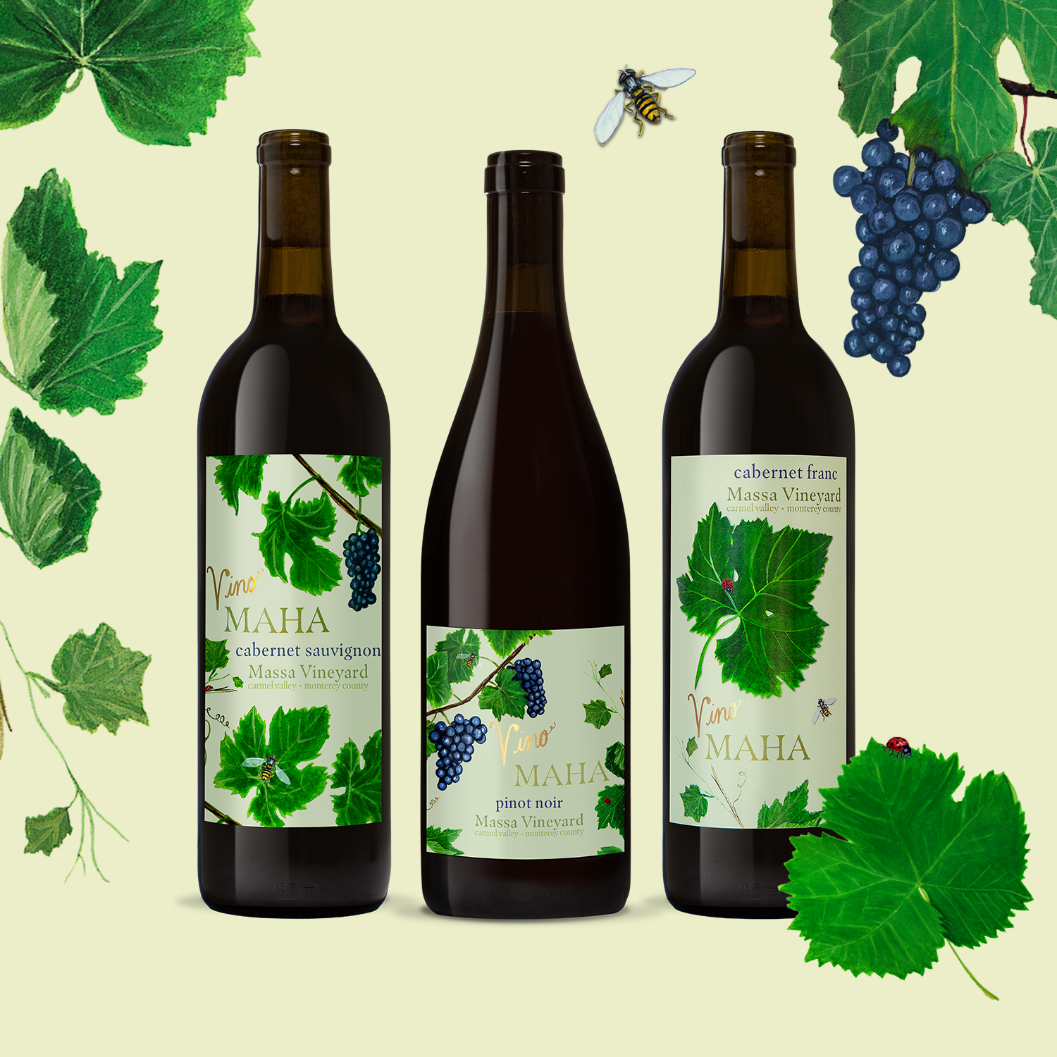 VinoMAHA Trio